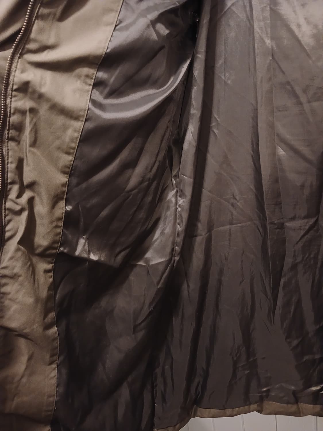 베네통 정품 여성 폭스퍼 롱패딩 42 사이즈 상품이미지3