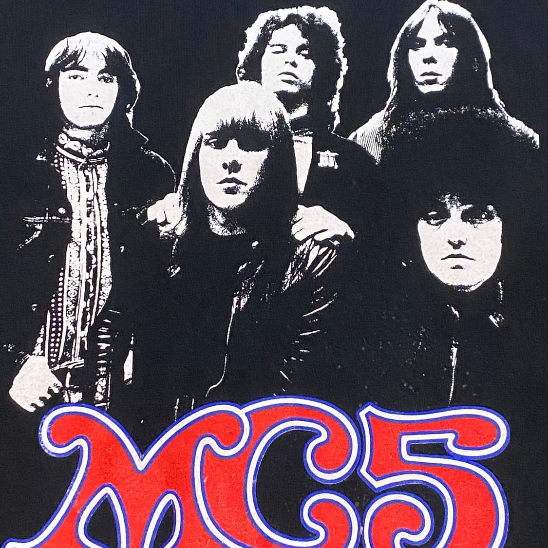 미국 빈티지 길단 헤비코튼 밴드 MC5 프린팅 티셔츠 락티 상품이미지4