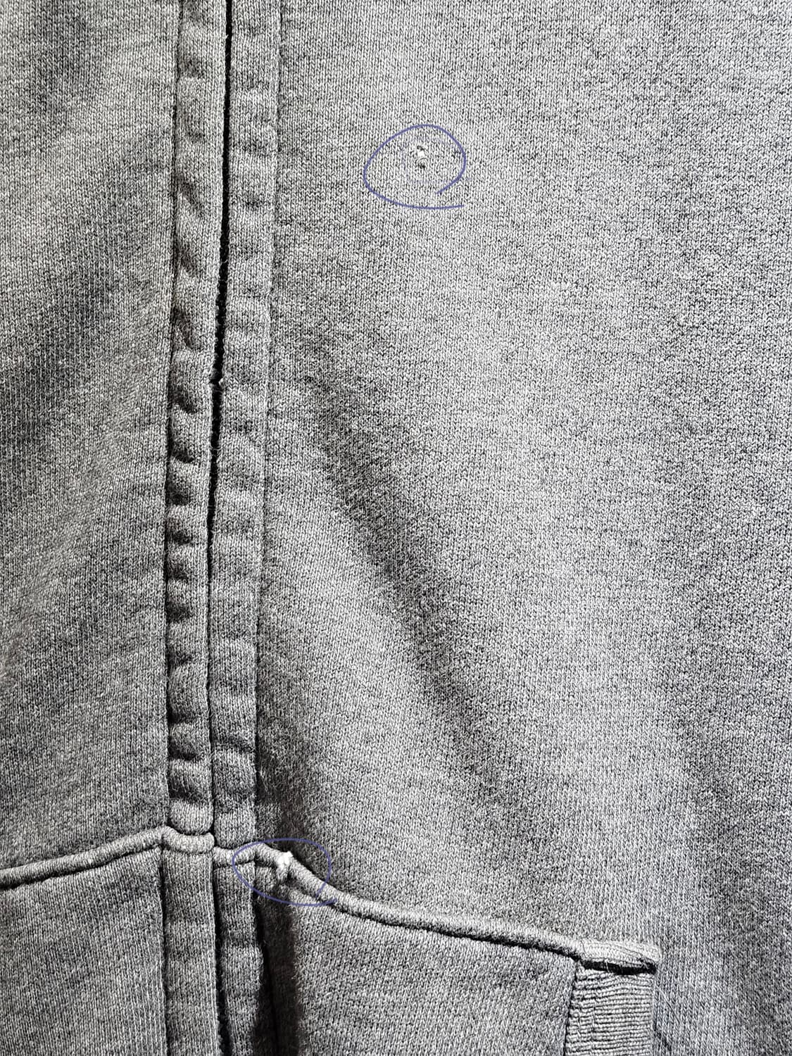 유니클로(UNIQLO) 회색 후드 집업 L 상품이미지5