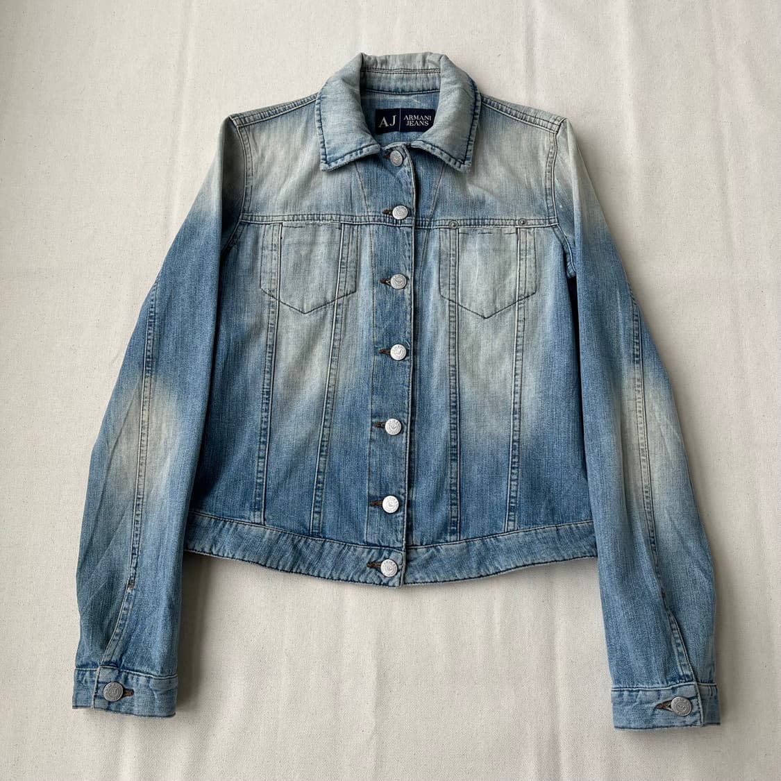 00s 아르마니진스 인디고 002 시리즈 크롭 데님 자켓 상품이미지1