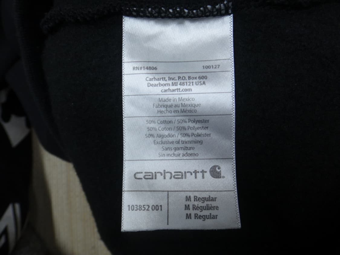 (M) 칼하트WIP 남성 기모안감 포켓 크루넥 티셔츠 상품이미지9