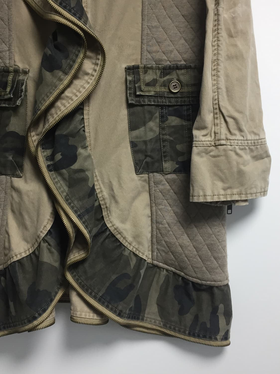 military pattern long jacket 상품이미지3