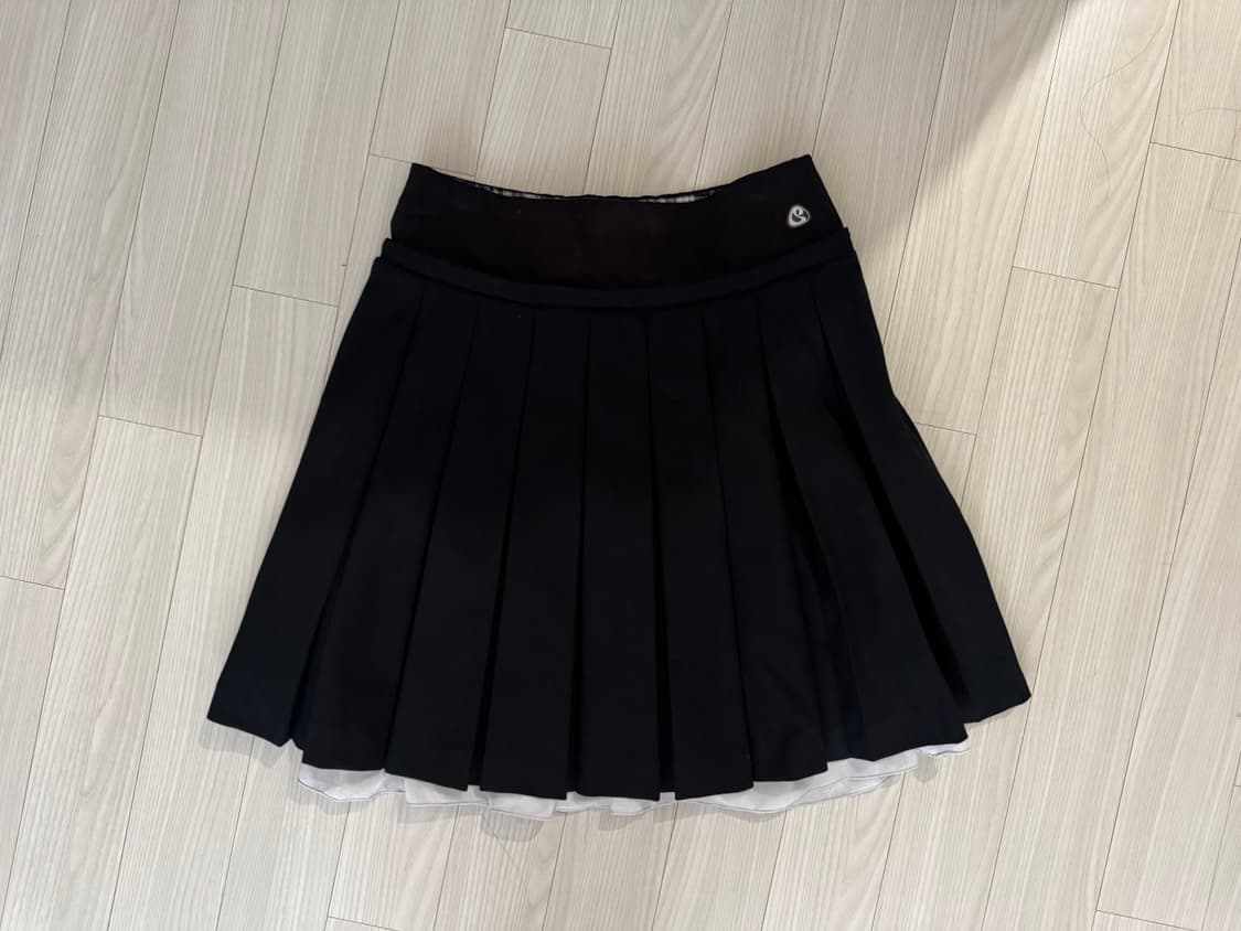 코이세이오 플리츠 스커트 블랙 상품이미지2
