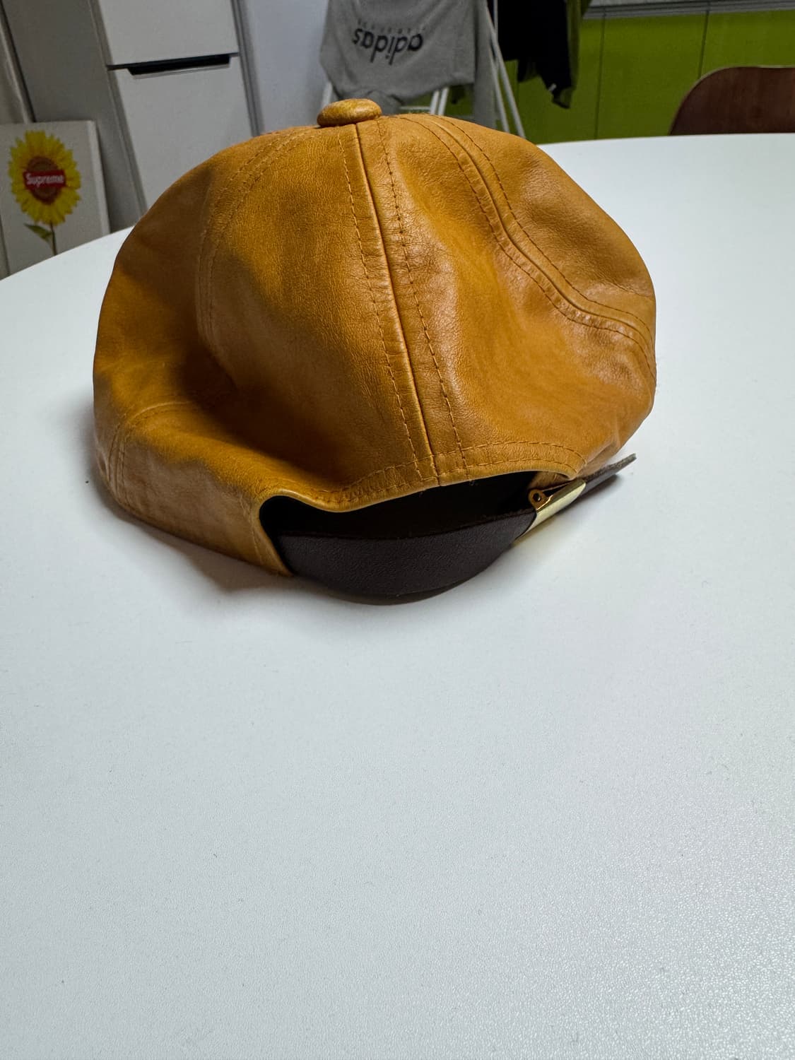 슈프림 레더 볼캡 _브라운 상품이미지4