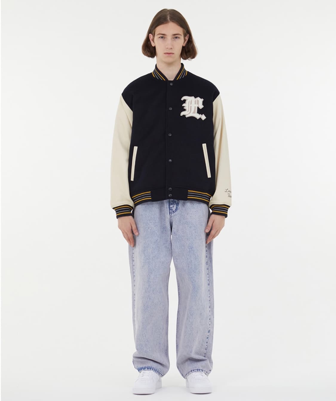 LMC 엘엠씨 엔젤 울 바시티 스타디움 야구점퍼 자켓 L 상품이미지4