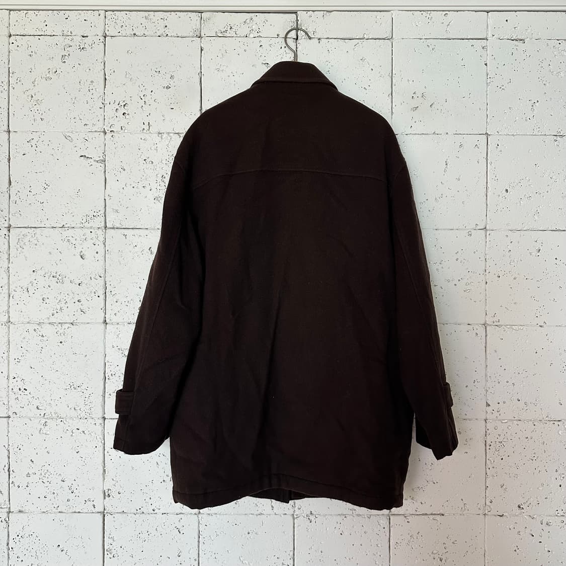 105 라코스테 모직 코트 브라운 상품이미지7