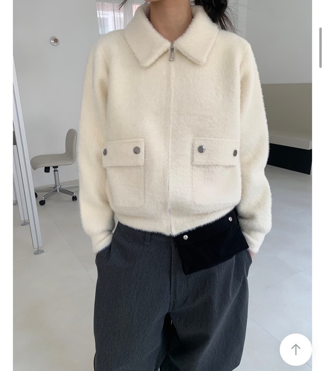 릿킴 FLAP POCKET FUR ZIP-UP 상품이미지1