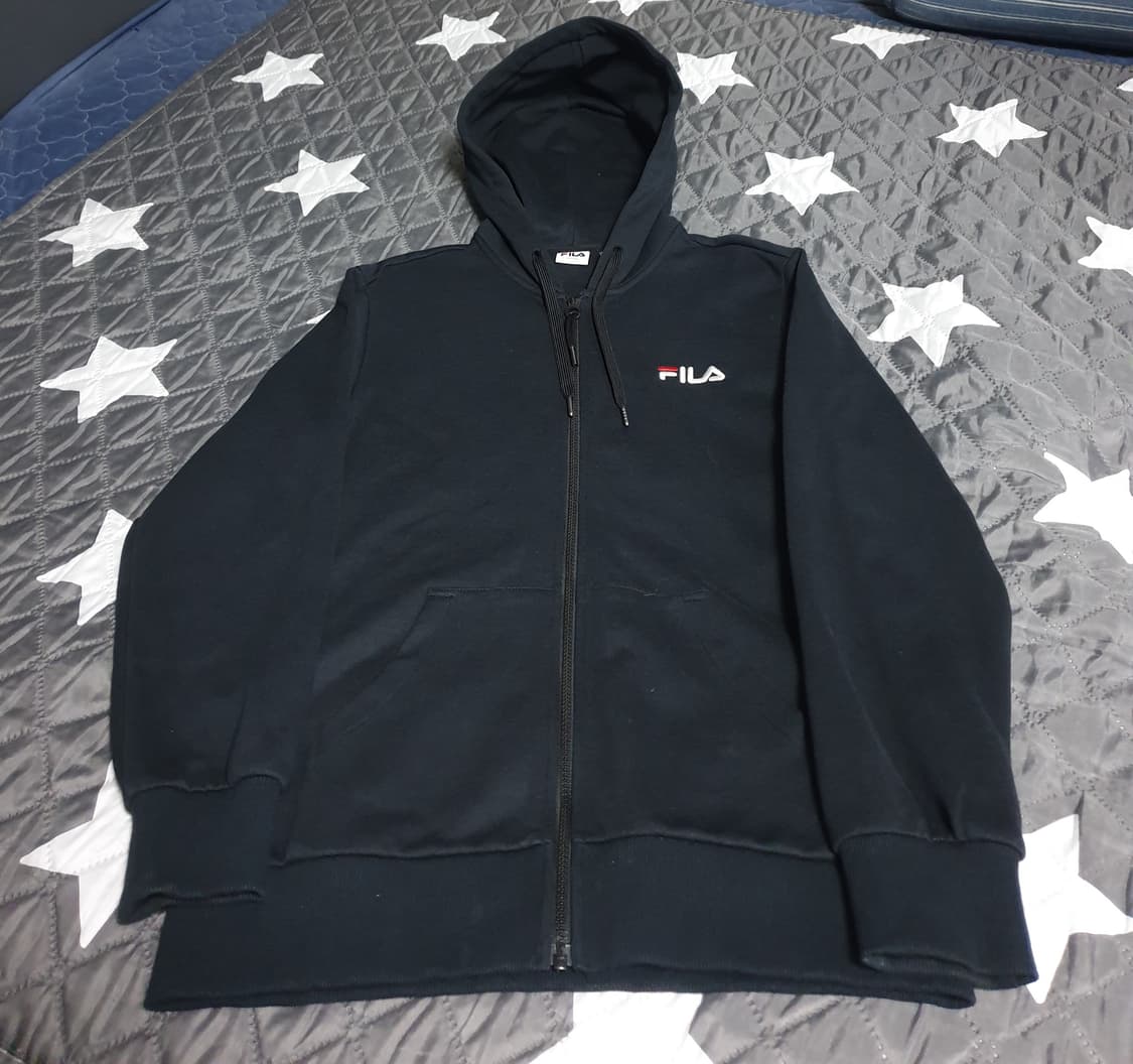 FILA 레그핏 후드집업자켓 블랙 (M) 상품이미지1