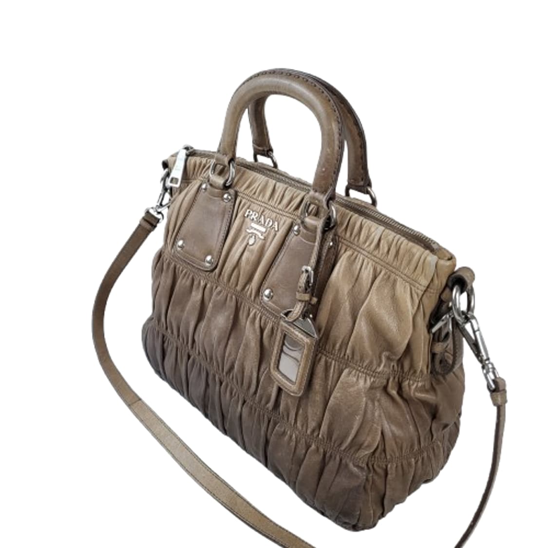정품 프라다 고프레 나파가죽 옴브레 사첼백 상품이미지3