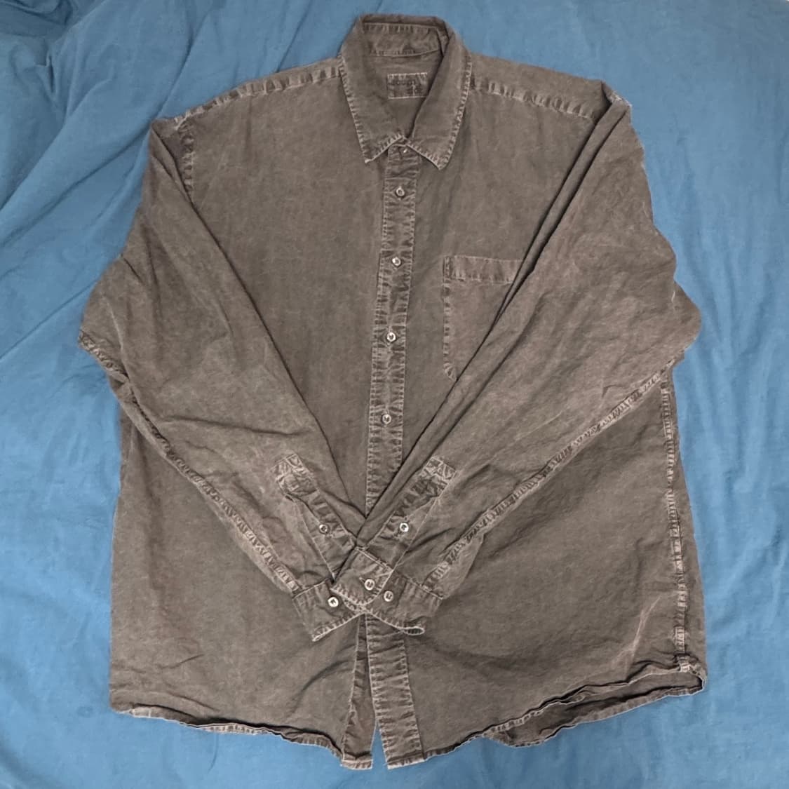 러프사이드 스폰지 다잉 셔츠 차콜 상품이미지1