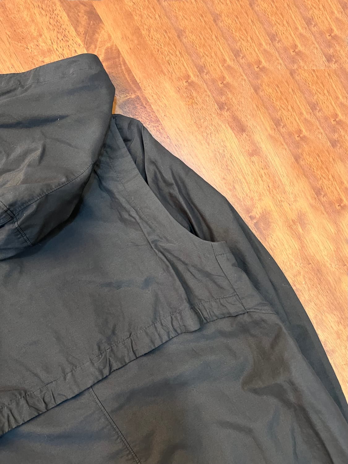 헬무트랭 실크 코튼 레이어드 코트 상품이미지6