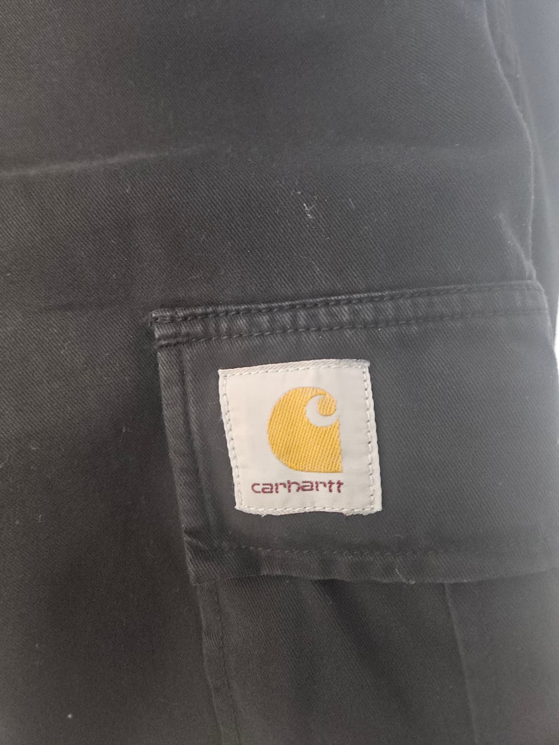 칼하트 WIP 콜 카고 팬츠 블랙 가먼트 다이드 32 상품이미지6