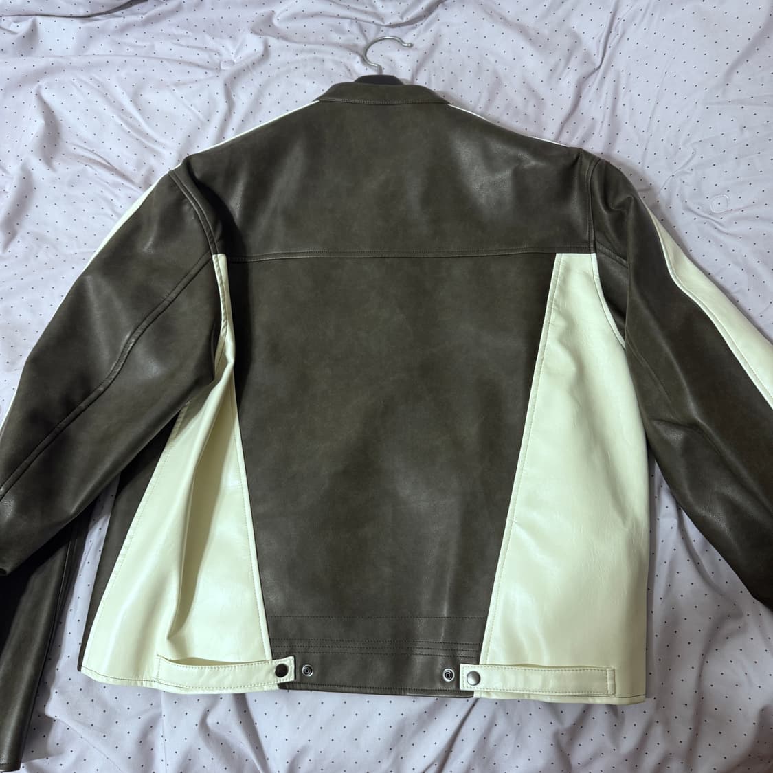 Honda 모터싸이클 레더재킷 차콜 L 상품이미지3