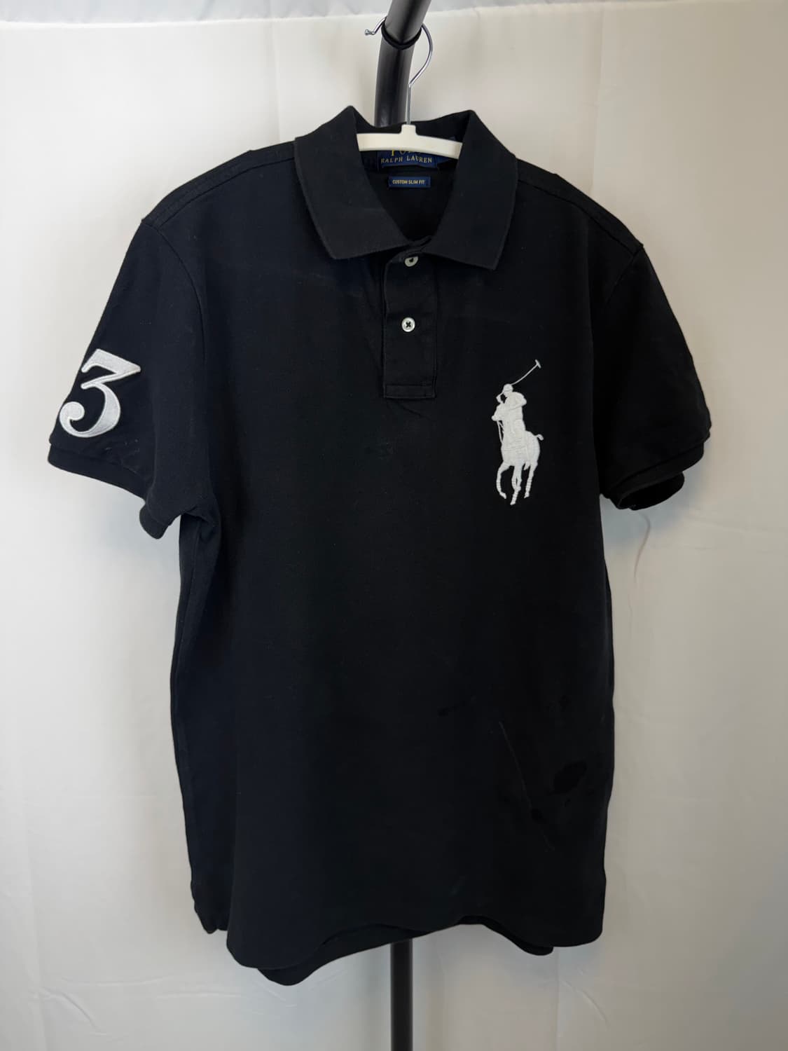 [Polo]폴로 랄프로렌 빅포니 반팔 블랙 M (김하온 착용상품) 상품이미지1