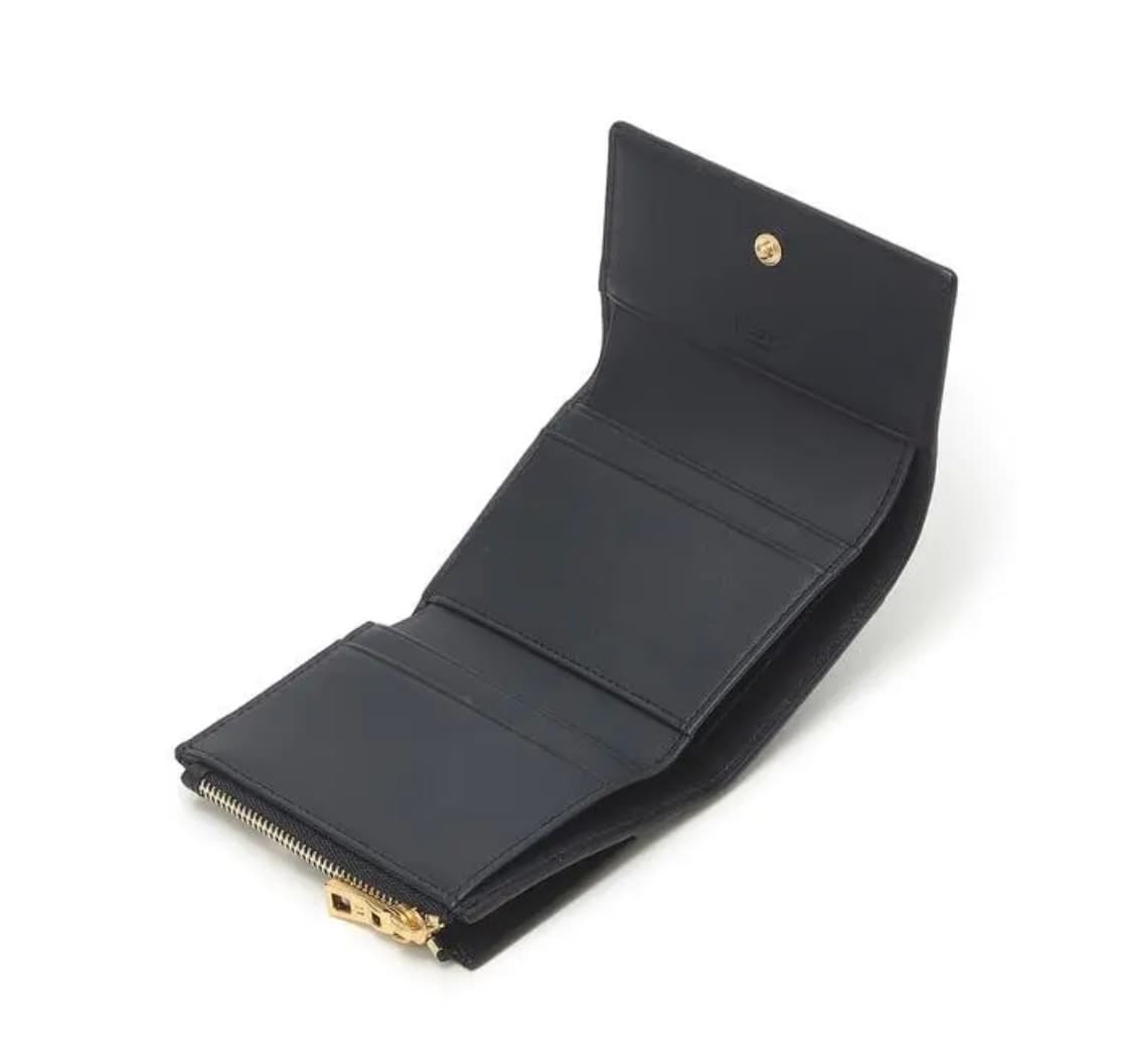 헤지스 체크 그린초록녹색 카드현금동전 여성 지갑 반지갑 상품이미지3