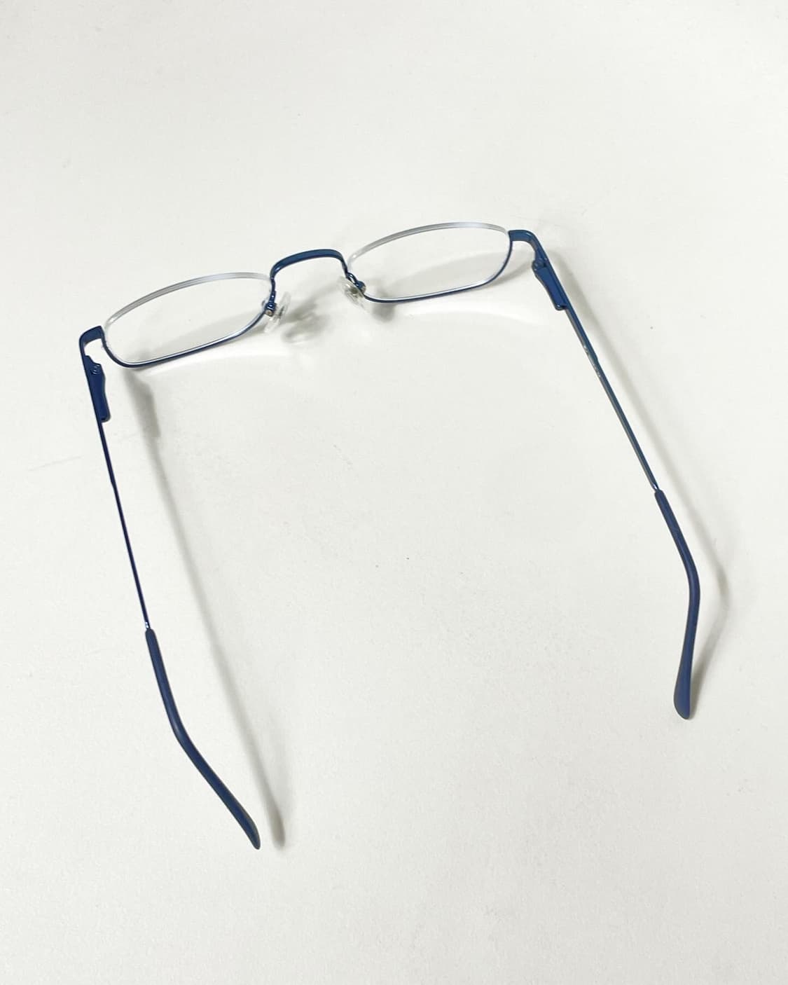 90s 언더림 프레임 빈티지 반무테 안경 상품이미지5