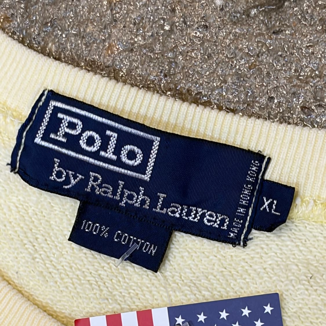 90s 미국 빈티지 폴로랄프로렌 헤비코튼 연노랑 맨투맨 상품이미지6