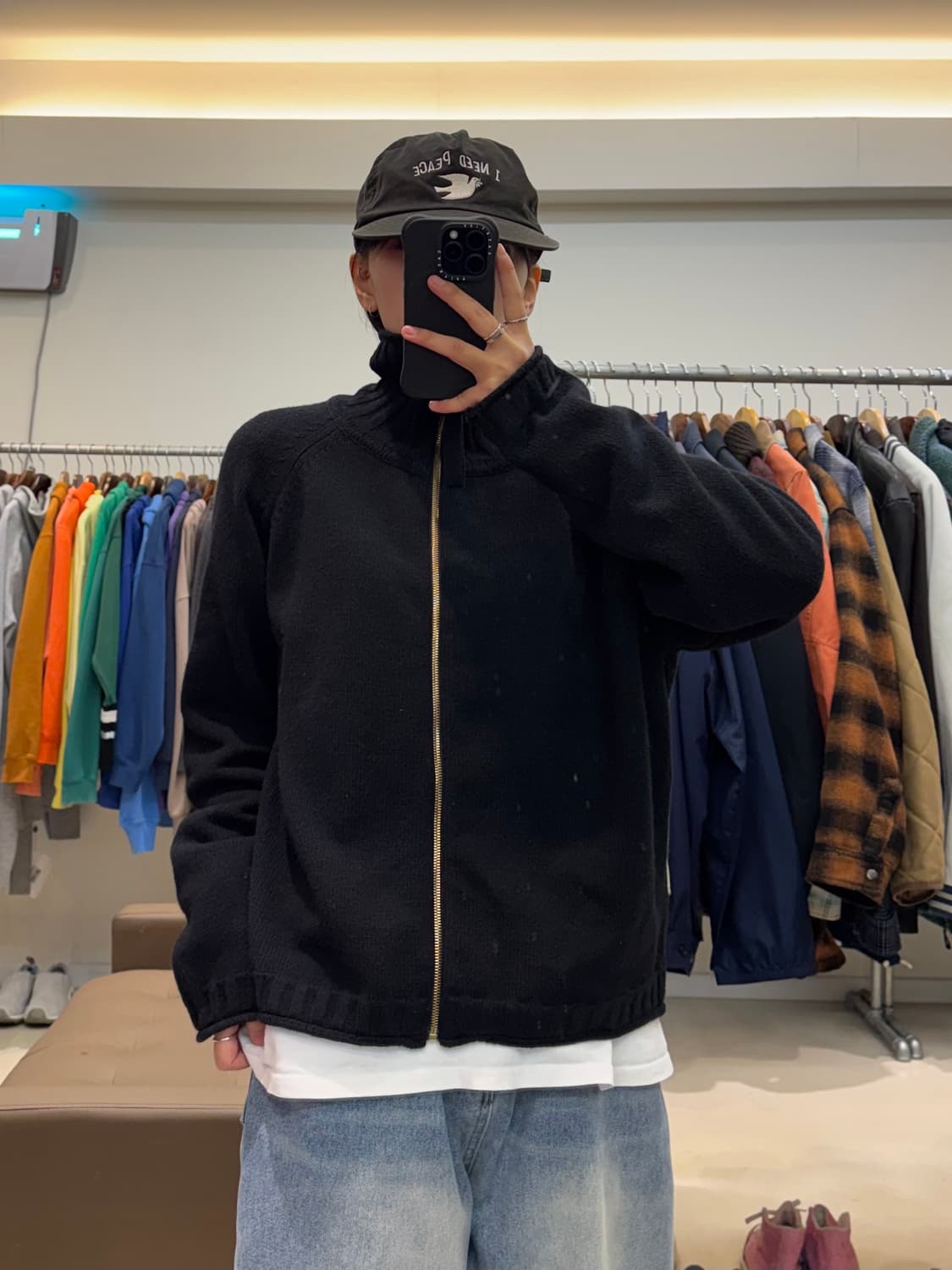 마뗑킴 스펠포인트 니트 집업 상품이미지6