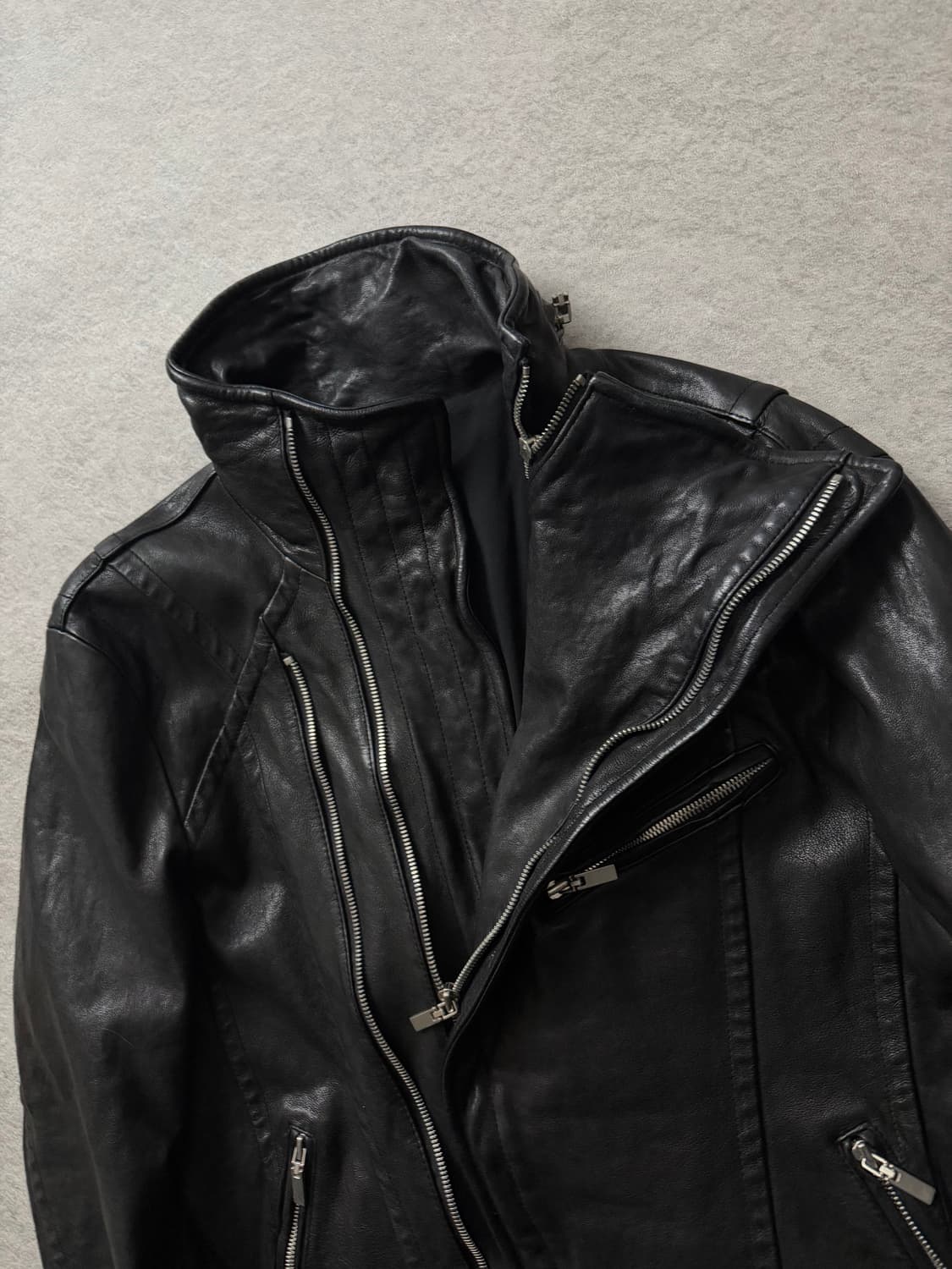 Vinage leather jacket 상품이미지4
