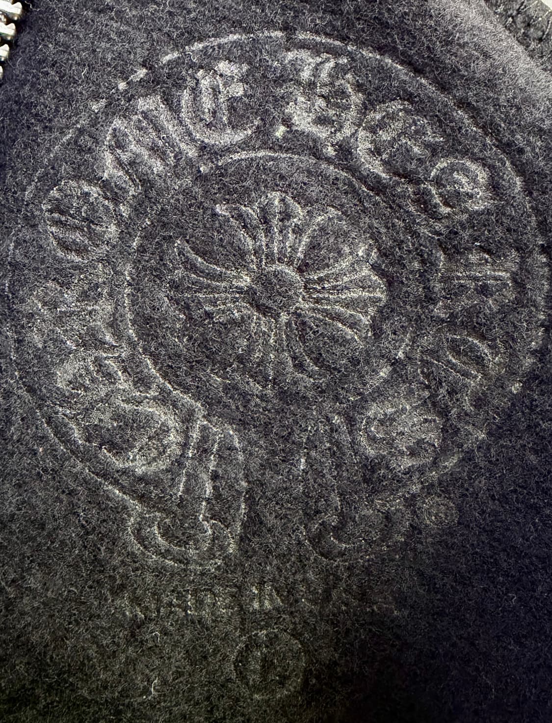 크롬하츠 홀스슈 플로랄 후드 집업 블랙핑크 L 상품이미지6