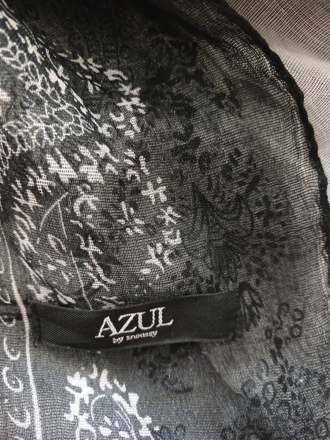 Azul 히피 블랙 에스닉 스카프 상품이미지2