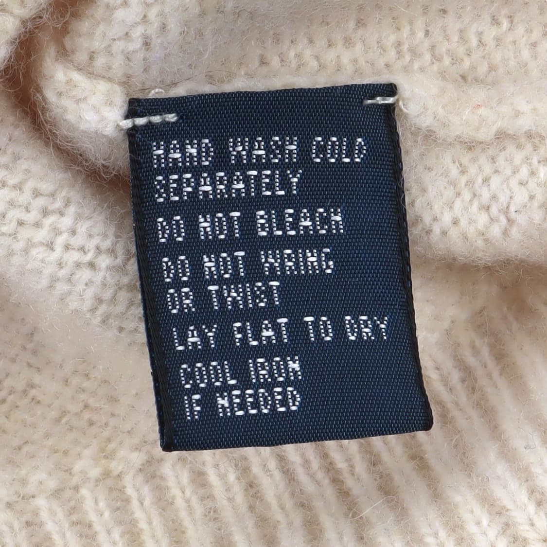 폴로 랄프로렌 아이보리 램스울 브이넥 니트 상품이미지9