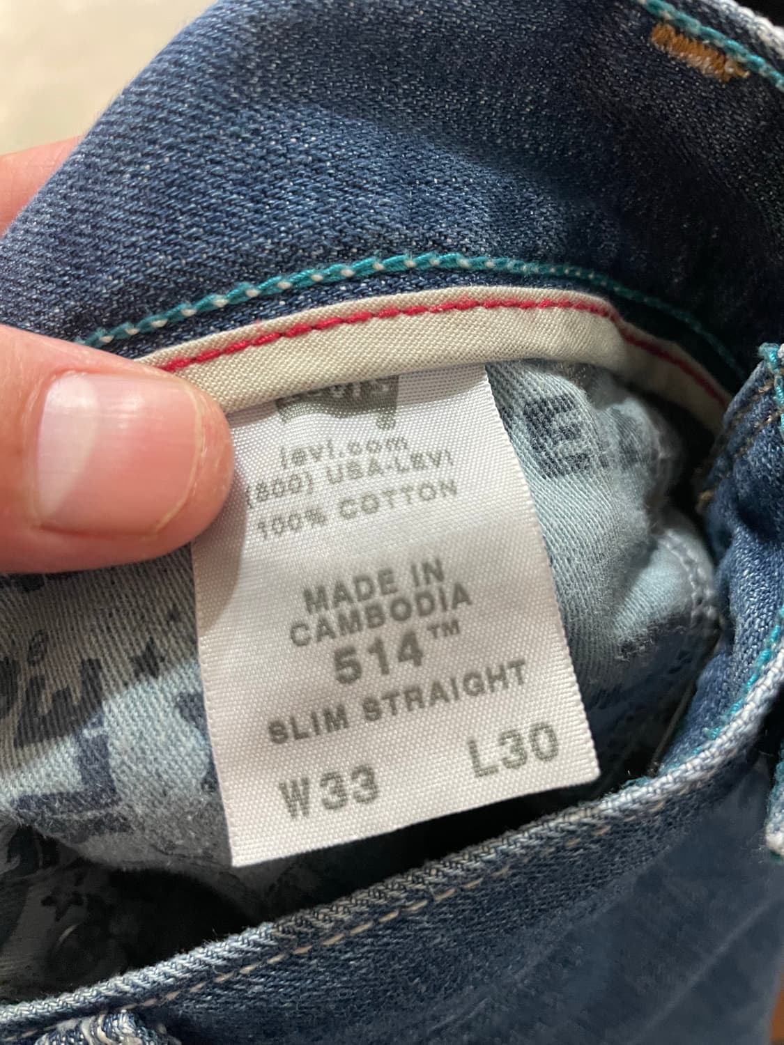 리바이스 514 33x30 상품이미지8