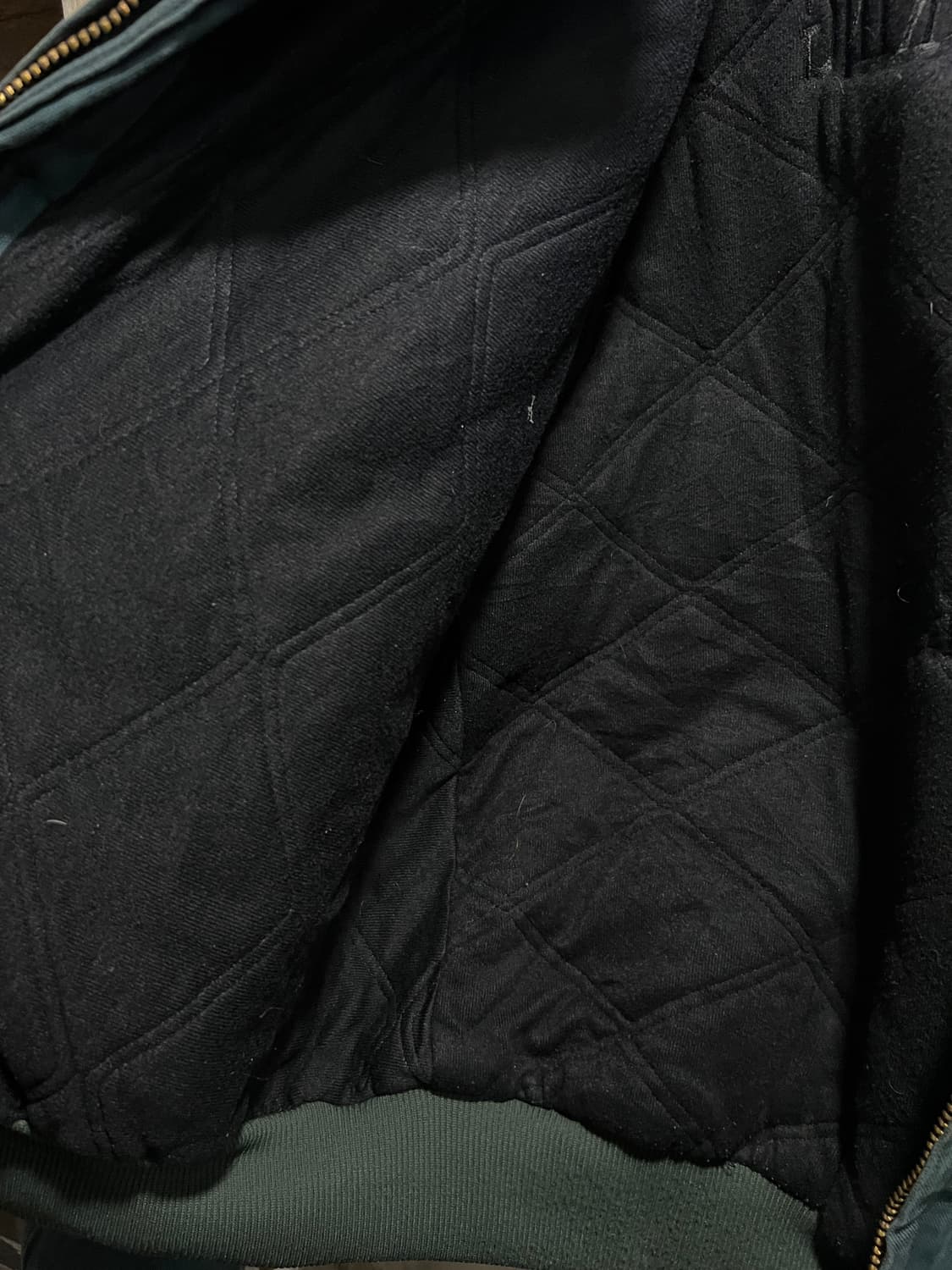 [2XL]칼하트 USA J14 산타페 헌터그린 캔버스 워크 자켓 상품이미지7