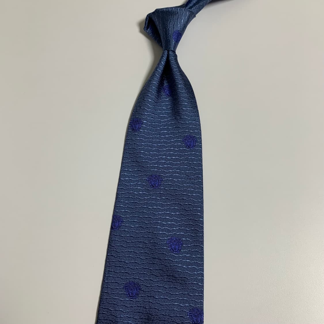 베르사체(VERSACE) 모노그램 명품넥타이 A등급 9cm 상품이미지6