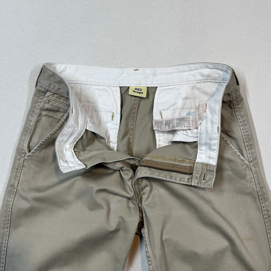 32inch) 리바이스 523 스트레이트 핏 코튼 팬츠 면바지 상품이미지6