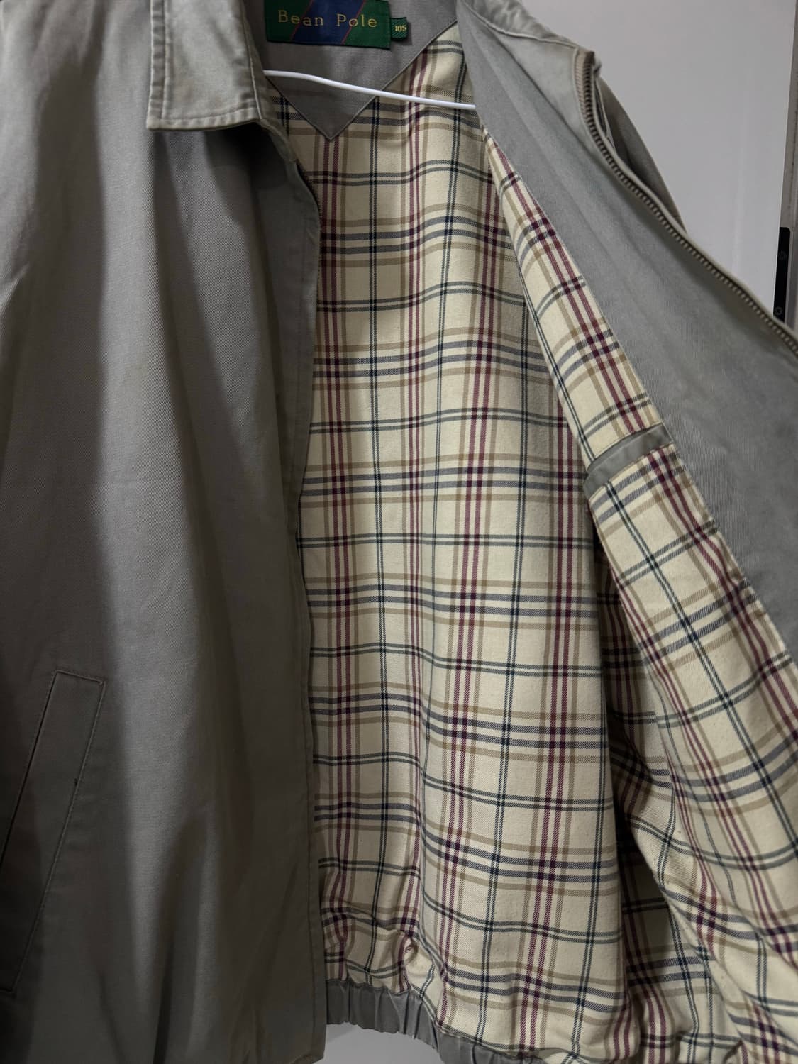 90s 빈폴 로고 스윙톱 면자켓  상품이미지4