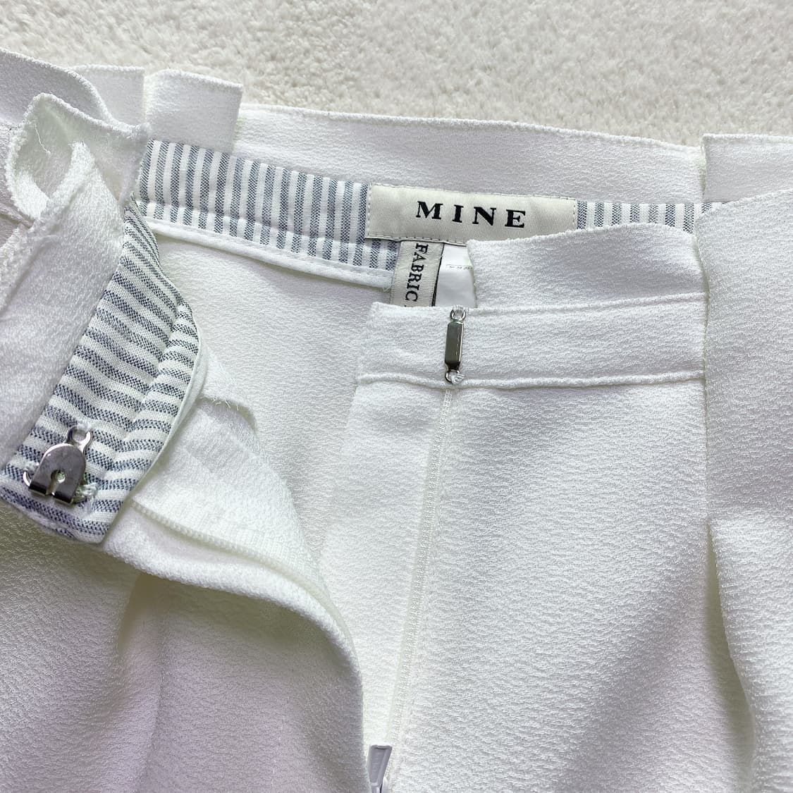 MINE 마인 화이트 핀턱 숏팬츠 (64-94) 상품이미지5