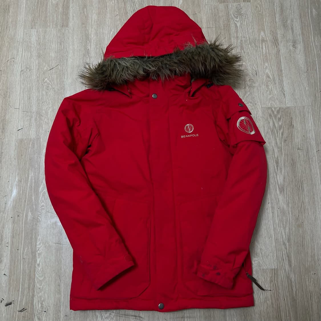 빈폴 아웃도어 덕다운 후드 패딩 S/90  상품이미지1