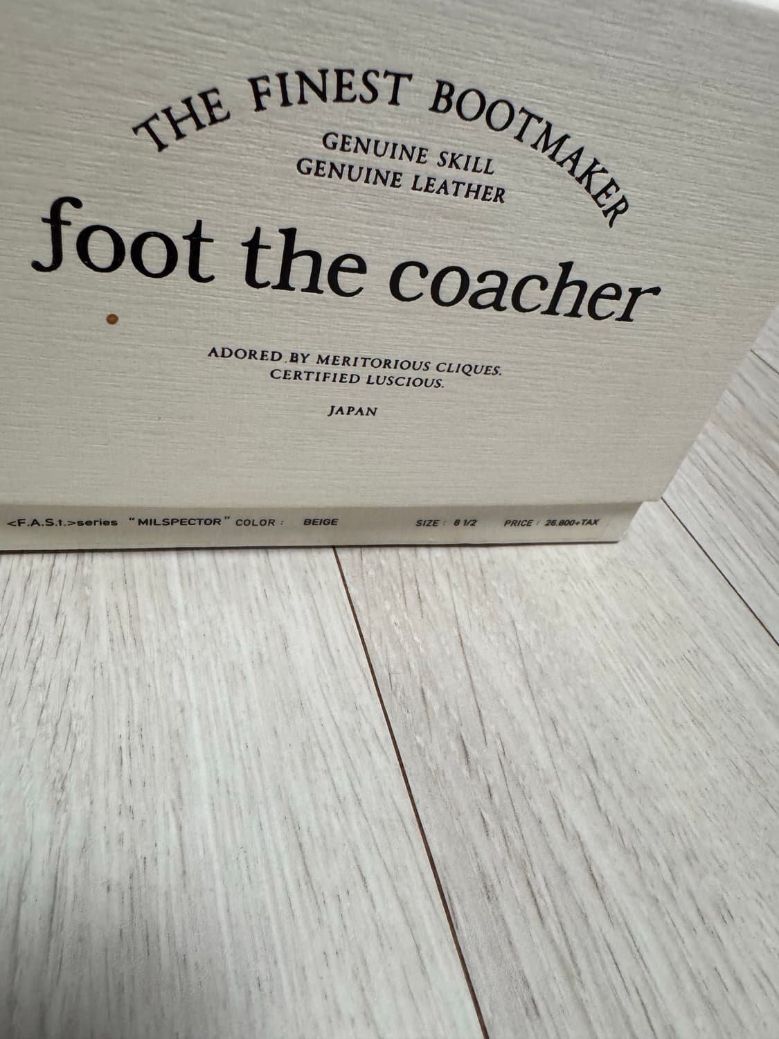 풋더코쳐 [ FOOT THE COACHER MILSPECTOR ] 스니커 상품이미지6