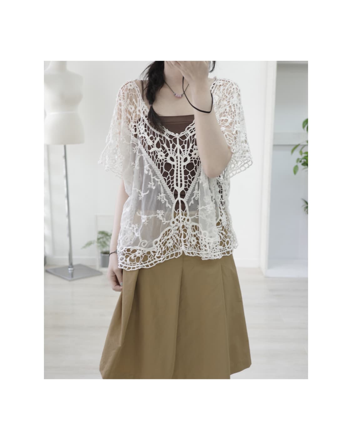  Coquette crochet knit 상품이미지1