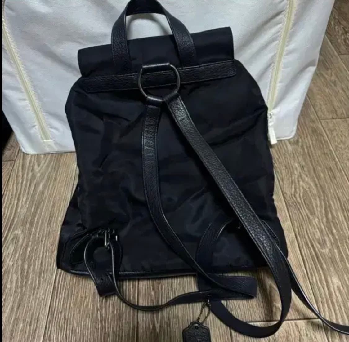 Coach 나일론 미니 블랙 백팩 상품이미지2