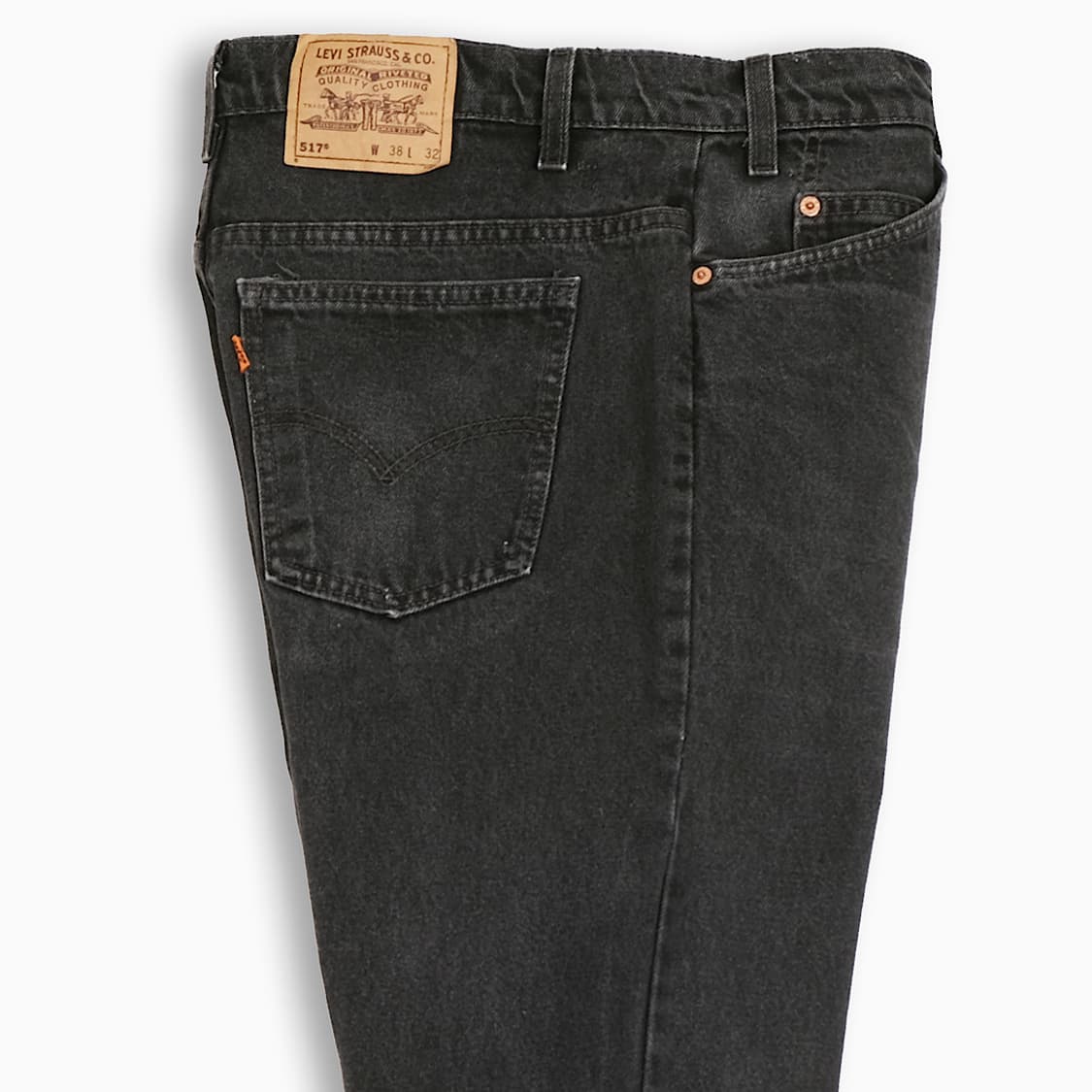 리바이스 517 오렌지탭 흑청 90s USA 36인치 OR51738113 상품이미지5