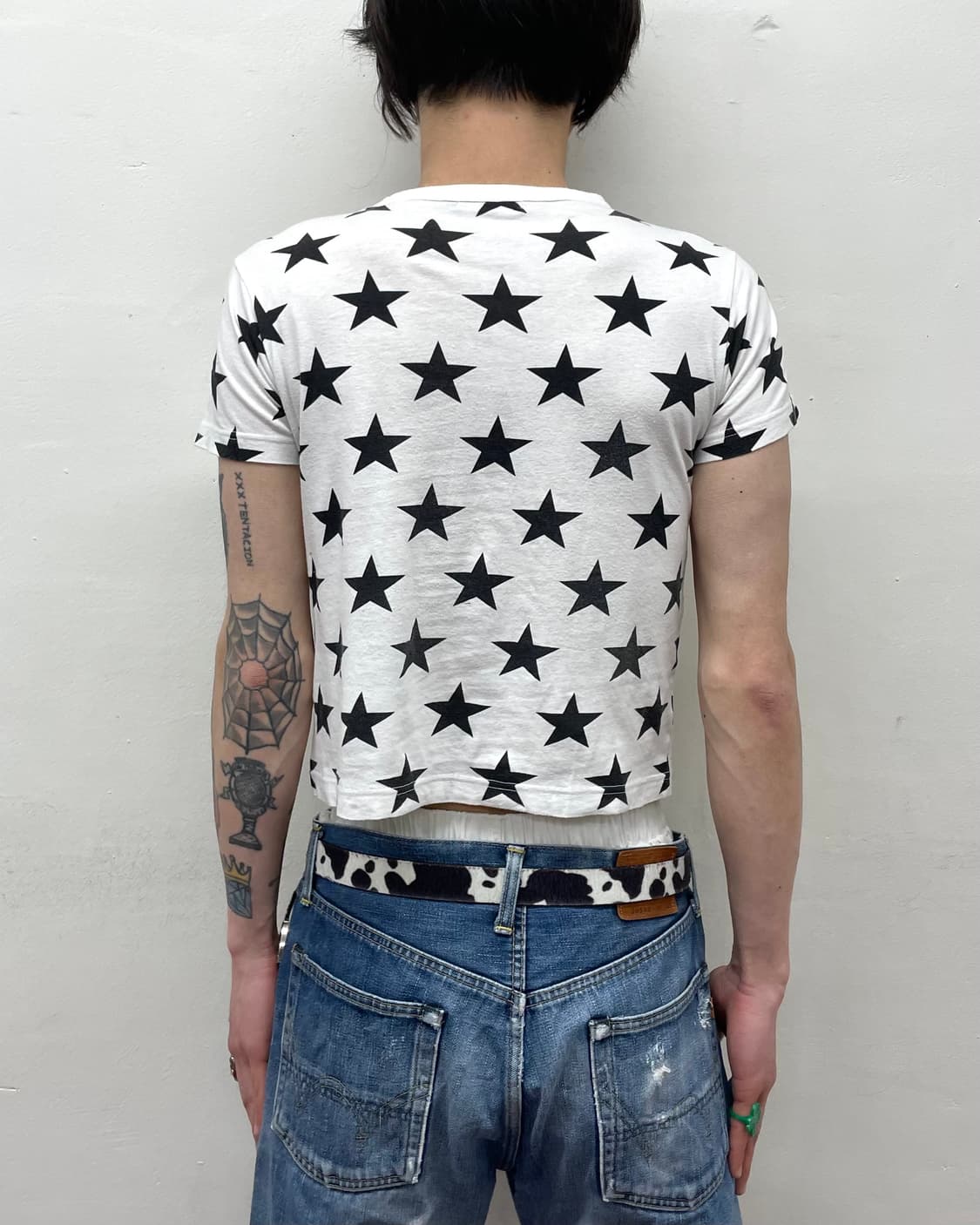  Blue Cross Black Star T-Shirt  상품이미지2