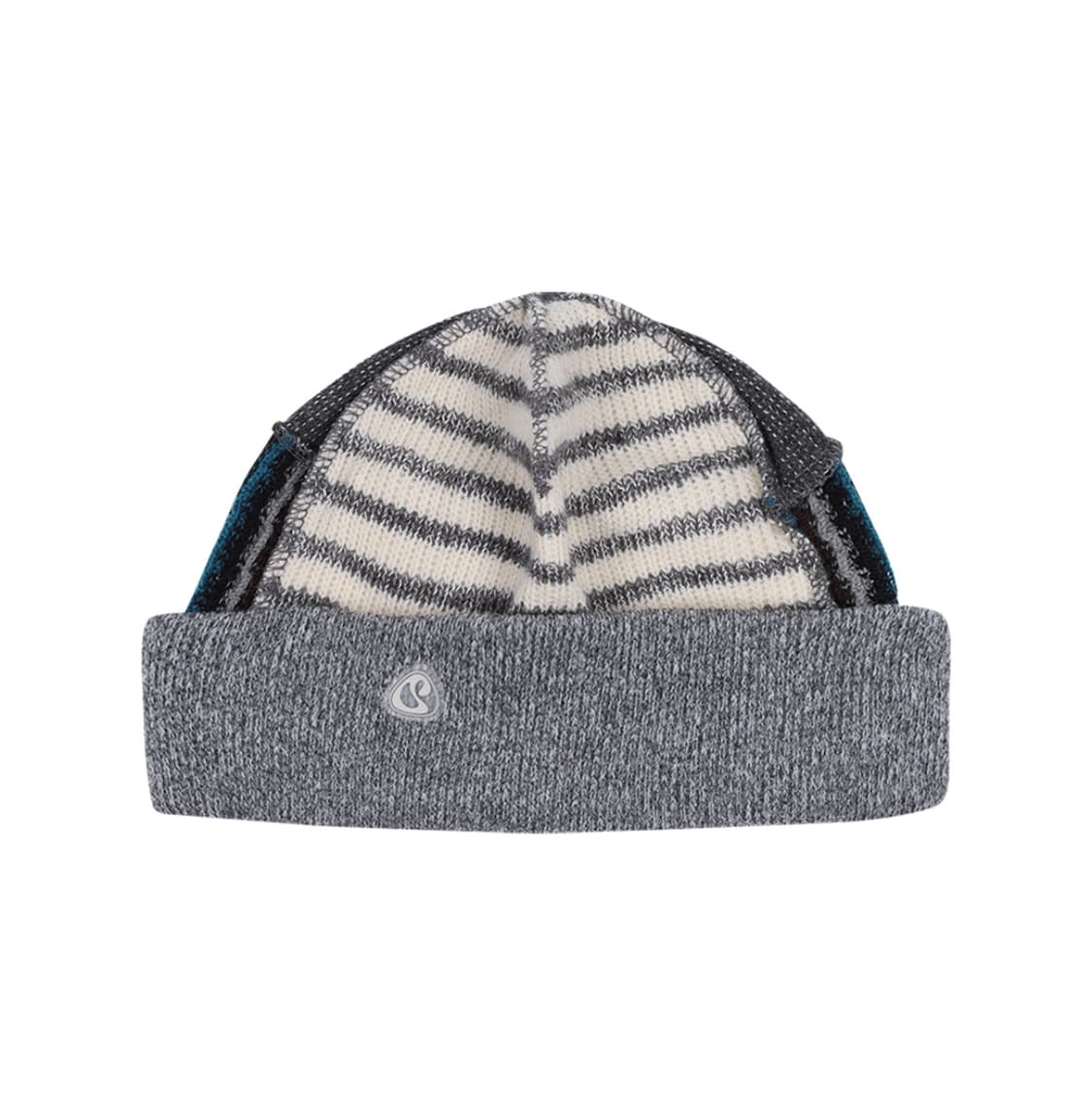 코이세이오 패치워크 비니 그레이 상품이미지1