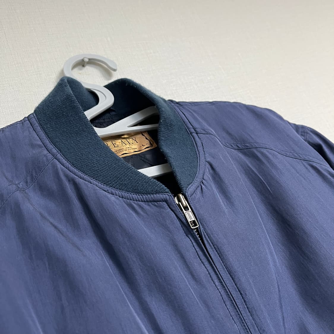 빈티지 큐프라 블루종 자켓 상품이미지7