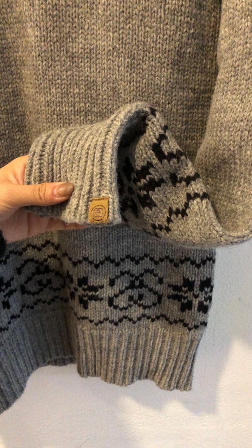 스투시 패턴 니트 스웨터 상품이미지2