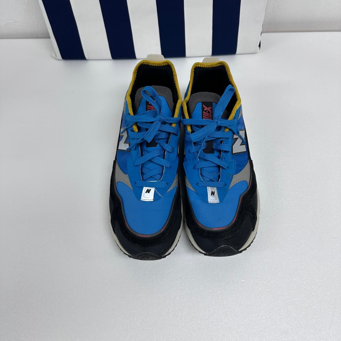 뉴발란스 XRacer 블루 스니커즈 운동화 295 상품이미지2