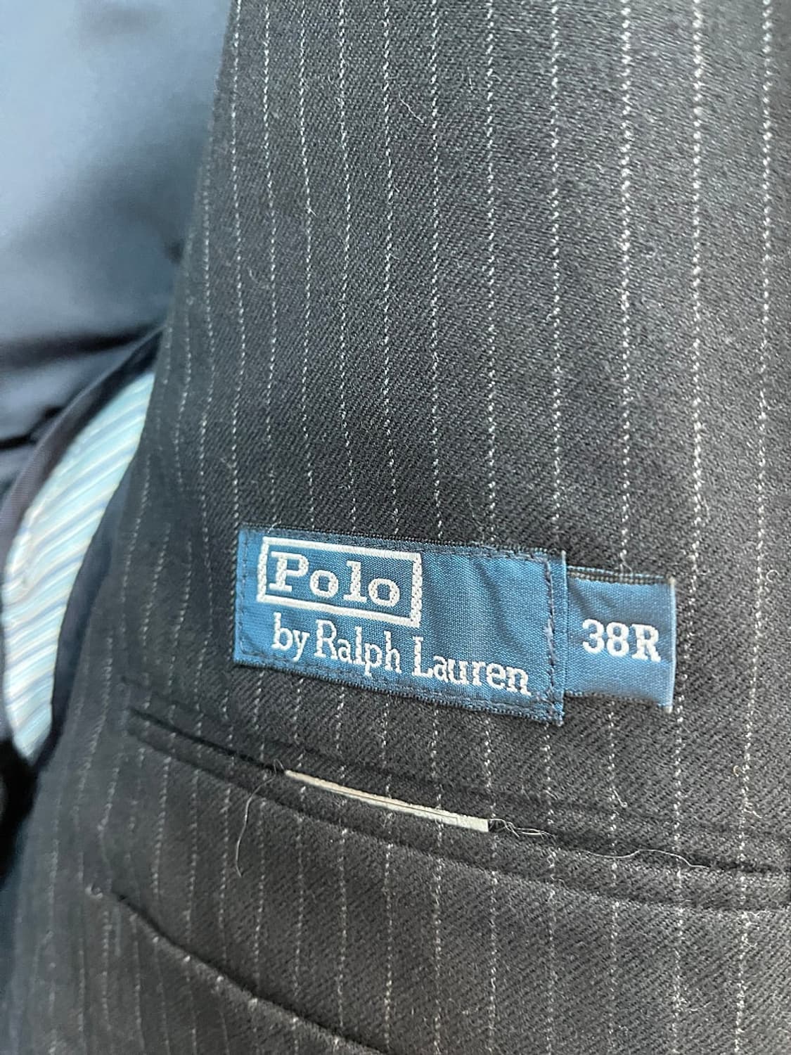 95-100) 폴로 스트라이프 코튼자켓  상품이미지5