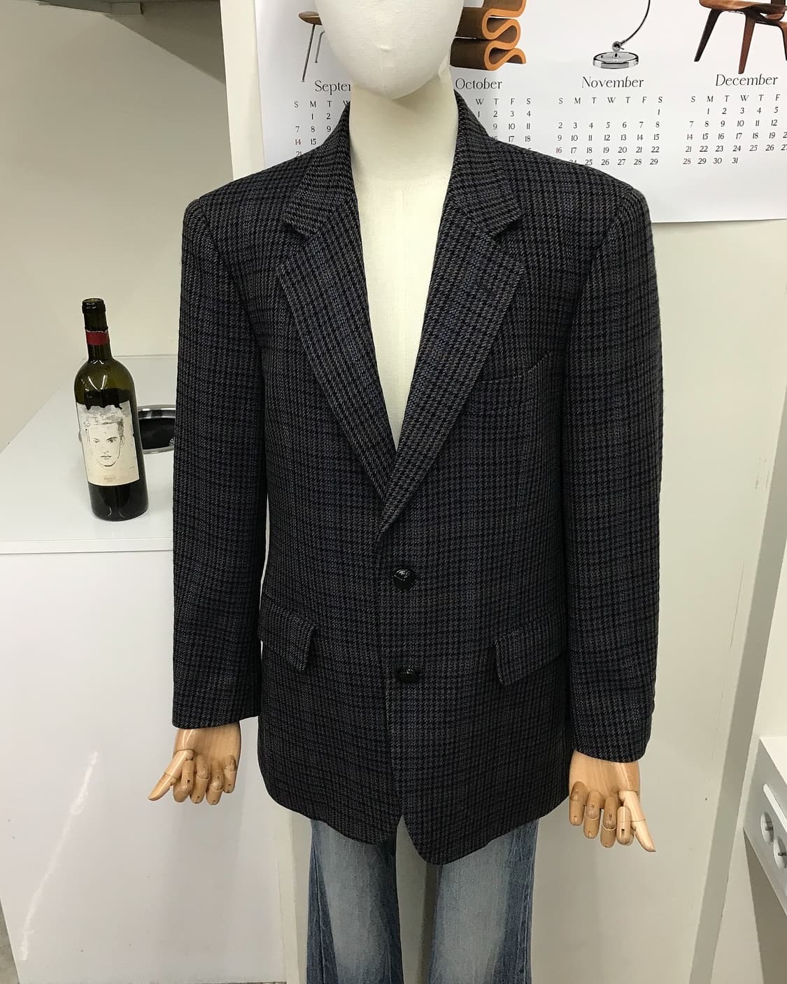 버버리 캐시미어 체크 블레이저 자켓 상품이미지9