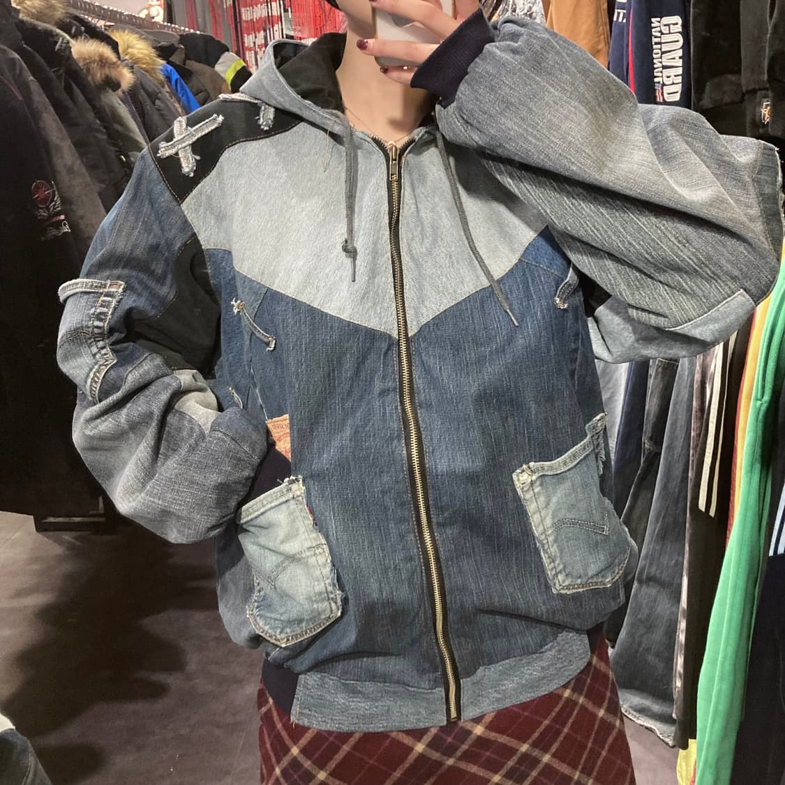 [IM]리바이스 리메이크 후드집업 데님자켓 상품이미지3