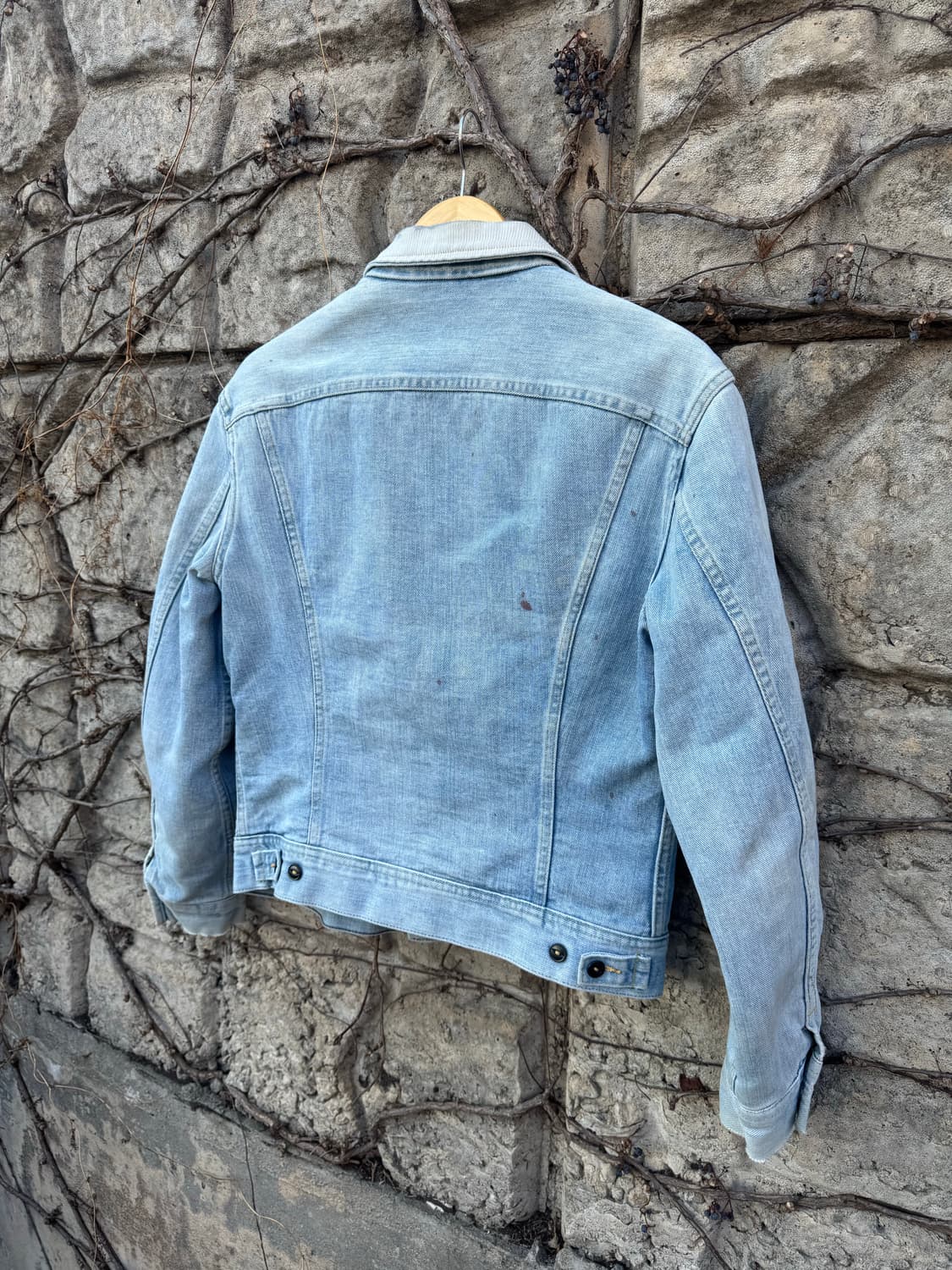 70s lee 빈티지 스톰라이더 하드페이딩 데님 웨스턴 자켓 상품이미지6