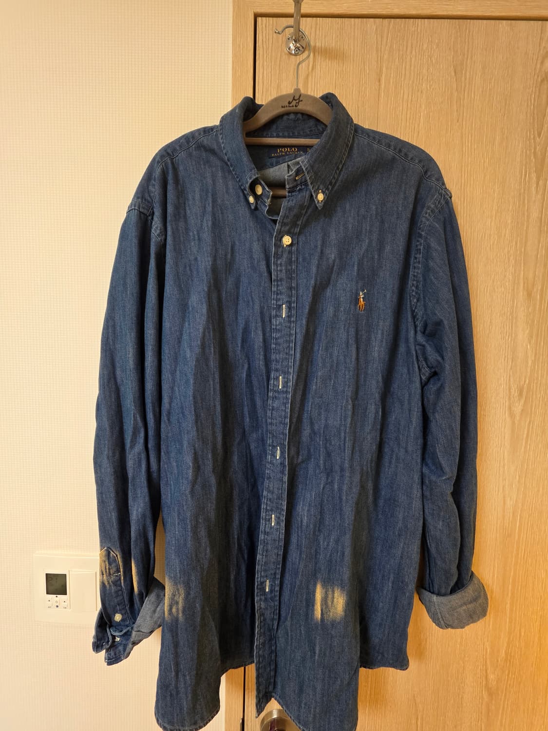 폴로 진청 데님 셔츠 XL 상품이미지2