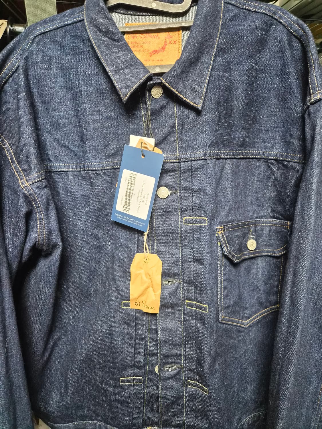 오어슬로우 원워시 type1 자켓 상품이미지1