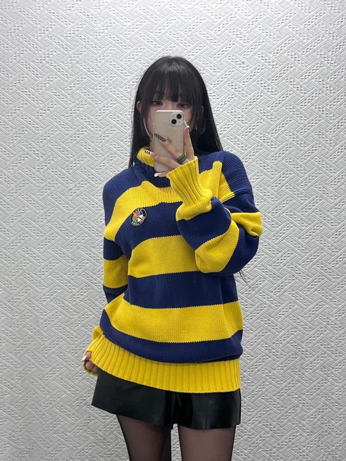 폴로 랄프로렌 레트로 80's 에스에치 머스타드 니트 100 C10337 상품이미지1