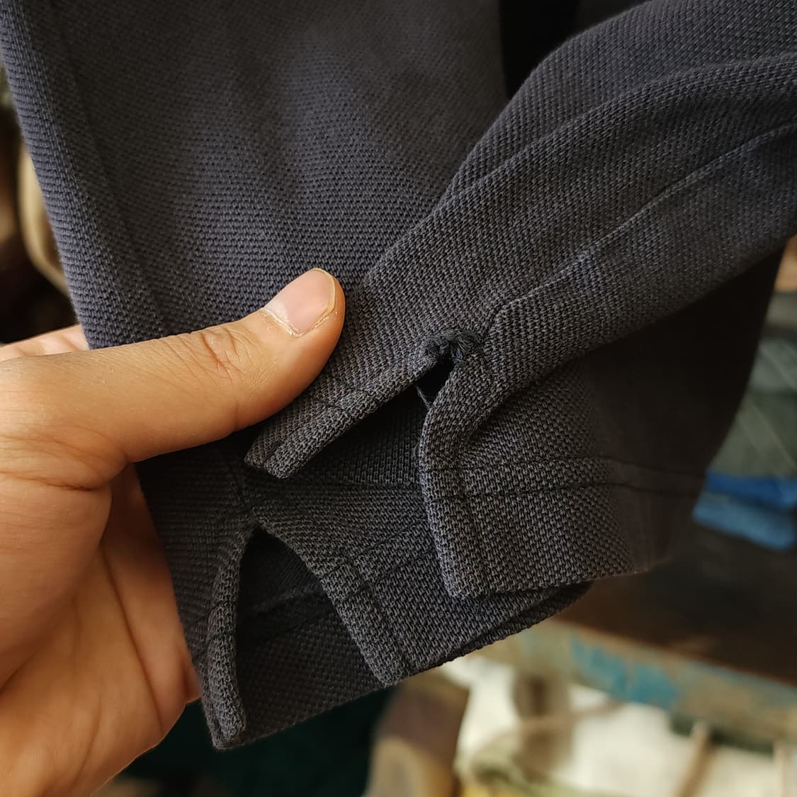 버버리 카라티 버버리 런던 카라 반팔티 그레이 L 상품이미지10